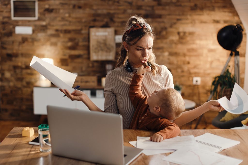 Werkende moeder