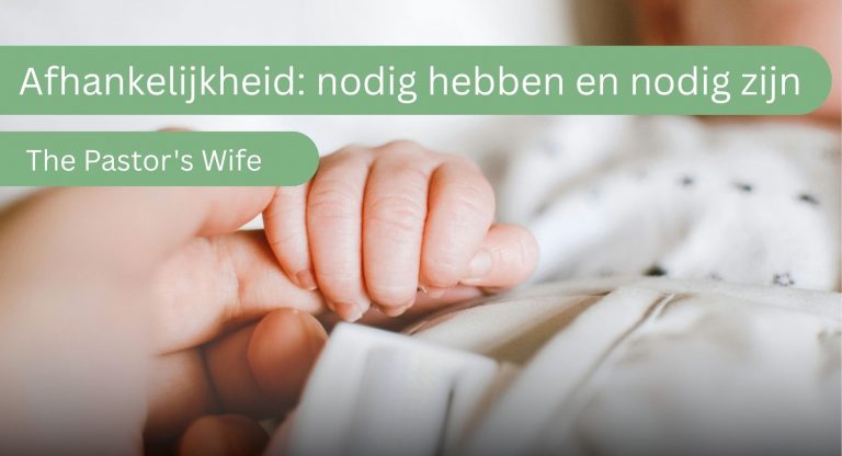 Lees meer over het artikel Afhankelijkheid is goed 