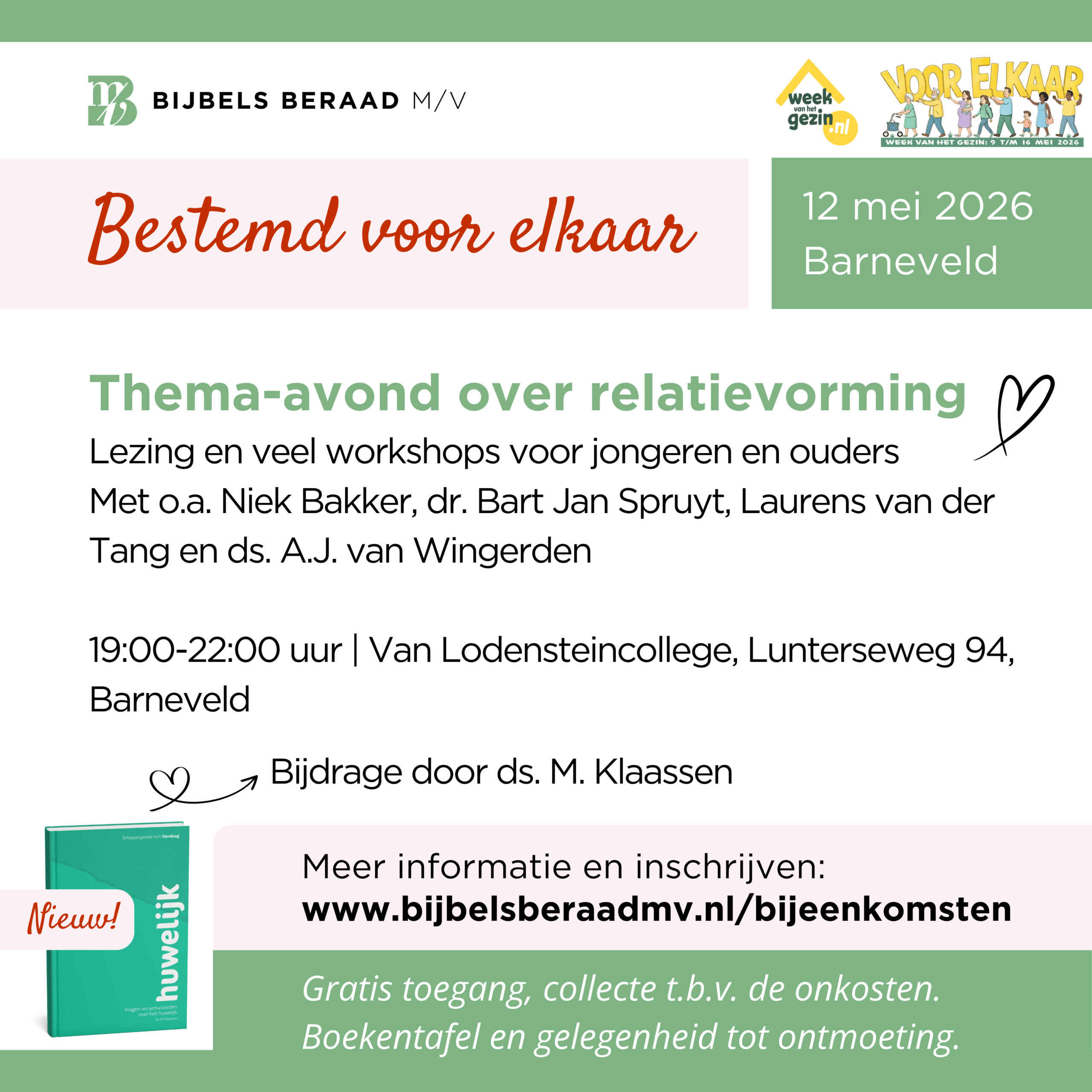 Je bekijkt nu Voor elkaar bestemd – Thema-avond over relatievorming