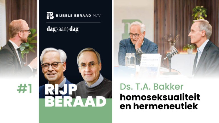 Lees meer over het artikel In gesprek met ds. T.A. Bakker – RIJP BERAAD S1A1