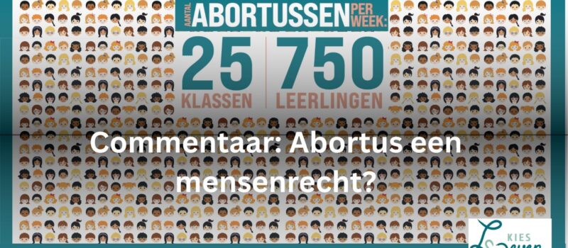 Abortus een mensenrecht?