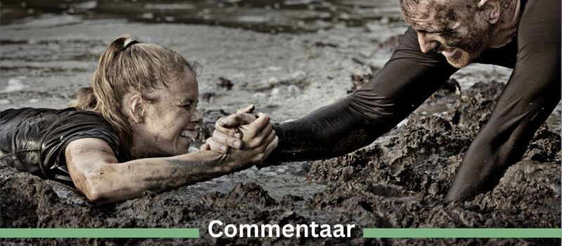 Help elkaar uit de modder. Bron: Canva