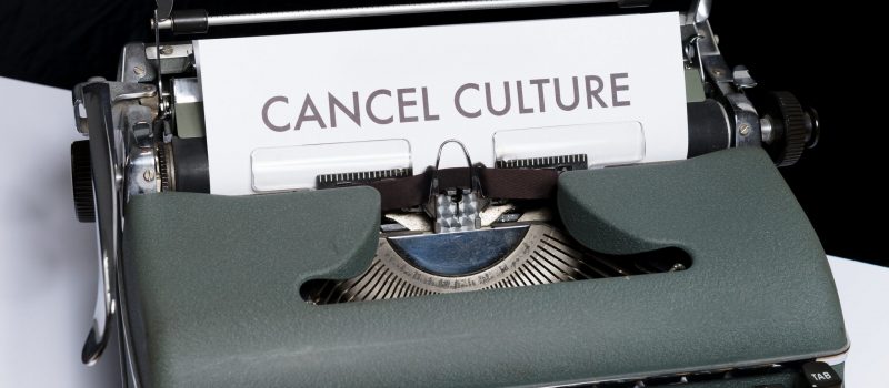 cancel culture typemachine