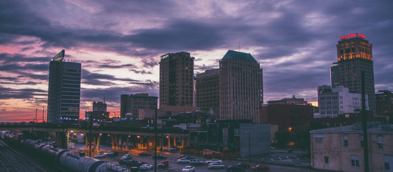Skyline van Birmingham, de grootste stad in Alabama. beeld Unsplash